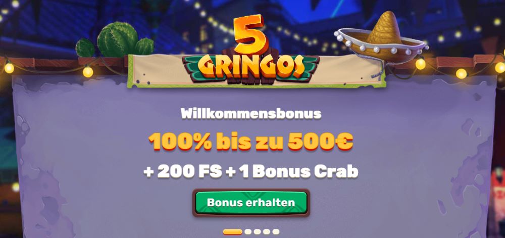 5gringos casino promo code