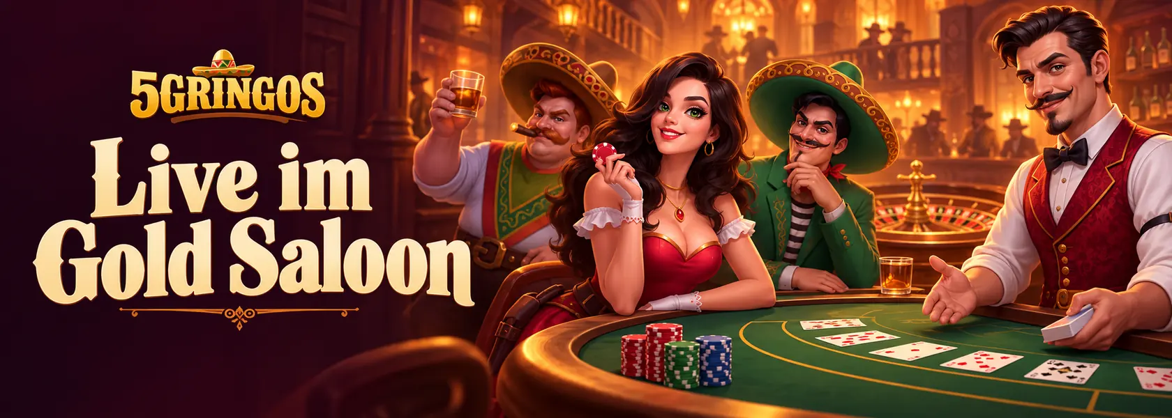 5Gringos Casino Live Gold Saloon